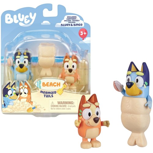 Giochi Preziosi Bluey 2 φιγούρες 6 εκ. and αξεσουάρ - Θεμα Εξoχικο BLY69000 8056379166221