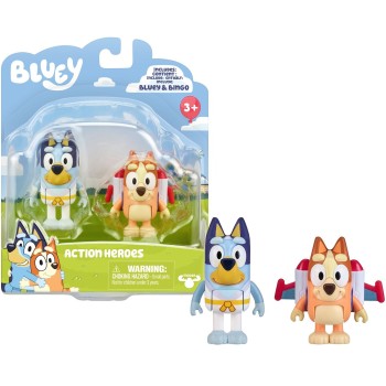 Giochi Preziosi Bluey 2 Figures 6 cm and Accessories - Theme Exotic BLY69000 8056379166221