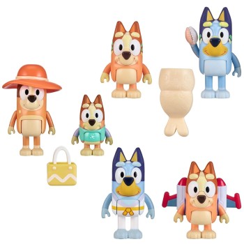 Giochi Preziosi Bluey 2 Figures 6 cm and Accessories - Theme Exotic BLY69000 8056379166221