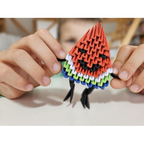 Alexander Toys Origami 3D - Watermelon (Καρπούζι)  81 Pcs 2825 5906018028256