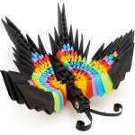 Alexander Toys origami 3d 501821-3d origami butterfly - beautiful 3d  sculpture with paten 2345 5906018023459