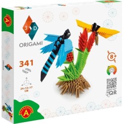 Alexander Toys ORIGAMI 3D - Dragonflies (Λιβελούλες) 341 Pcs 2350 5906018023503