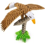 Alexander Toys origami 3d 501827 - 3d origami eagle - beautiful 3d  sculpture with patente 2551 5906018025514