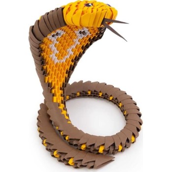 Alexander Toys origami 3d 501840-3d origami cobra - beautiful 3d  sculpture with patented  2571 5906018025712
