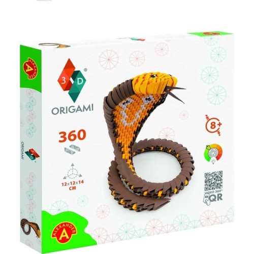 Alexander Toys ORIGAMI 3D Cobra (Κόμπρα) 360 Pcs 2571 5906018025712