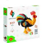 Alexander Toys Origami 3D 501841-3D Origami Rooster - Beautiful 3D  Sculpture With Patente 2574 5906018025743