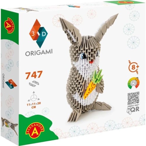 Alexander Toys ORIGAMI 3D - Rabbit (Κουνέλι) 747 Pcs 2557 5906018025576