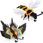 Alexander Toys ORIGAMI 3D Bee And Buterfly (Μέλισσα Και Πεταλούδα) 304 Pcs 2566 5906018025668
