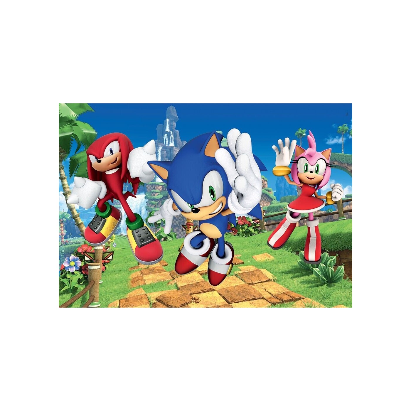 Clementoni Children's Puzzle Maxi Super Color Sonic the Hedgehog 104 ...
