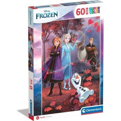 Clementoni παιδικό παζλ maxi supercolor disney frozen ii 60 τμχ 1200-26474 8005125264742