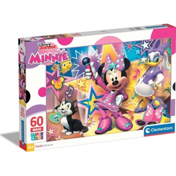 Clementoni Disney Minnie Mouse Children's Puzzle Maxi Supercolor Disney Minnie 60 pcs 1200-26443 8005125264438