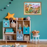 Clementoni παιδικό παζλ super color land of dinosaurs 104 τμχ 1210-25768 8005125257683