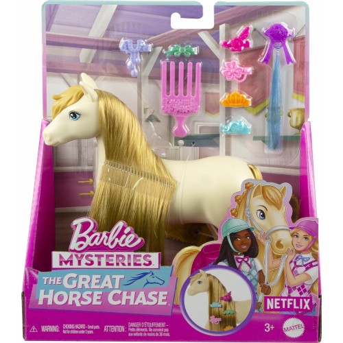 Mattel barbie mysteries the  horse chase pony and accessories HXJ29 / HXJ36 194735230952