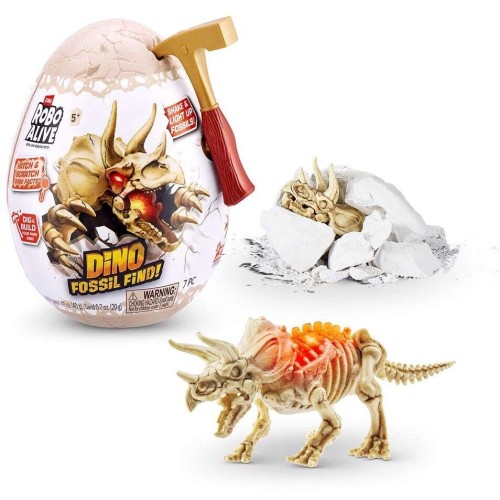 ZURU Egg Dino Fossil Mini Robo Alive Series 1 11871115 4894680031821
