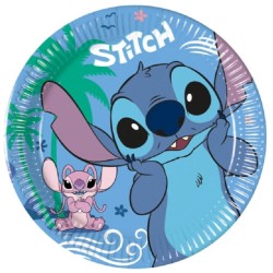 PROCOS Disney Stitch Stitch & Angel Medium Plates 20Cm 8Pcs 096938 5201184969380