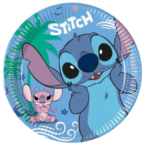 PROCOS Disney Stitch Stitch & Angel Medium Plates 20Cm 8Pcs 096938 5201184969380