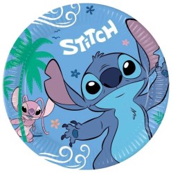 PROCOS Disney Stitch Large Plates Stitch And Angel 23 Cm 8 Pcs 096794 5201184967942