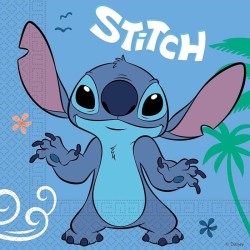 PROCOS Disney Stitch Stitch & Angel Napkins 2P 33X33 20 Pcs 096796 5201184967966