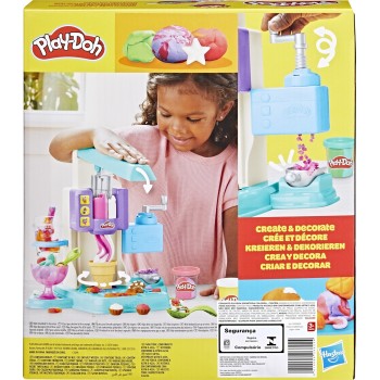 Hasbro Play-doh Rainbow Swirl Ice Cream Playset G0028 5010996247544