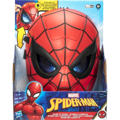 Hasbro Spiderman Marvel Spider-Man Glow FX Mask, Light-Up Role Play Toy, Super Hero Toys For Kids Ages 5+ F8839 5010996237927