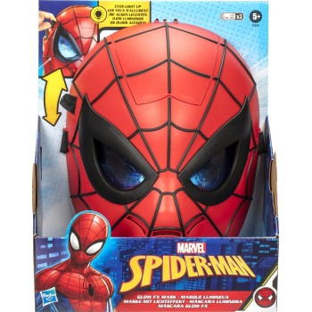 Hasbro Spiderman Marvel Spider-Man Glow FX Mask, Light-Up Role Play Toy, Super Hero Toys For Kids Ages 5+ F8839 5010996237927