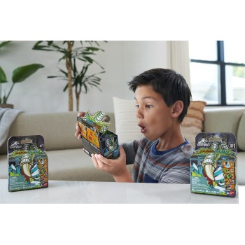 Mattel Jurassic World  Crushivores Dilophosaurus Σειρά 1 Με Δεινόσαυρο Έκπληξη  HVB29 / HVB32 194735201617