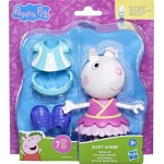 Hasbro Peppa Pig Suzy Sheep-up Figure With 6 Easy-on Fashion Accessories, 6-inch Doll, Preschool Toys for Girls and Boys 3 and U