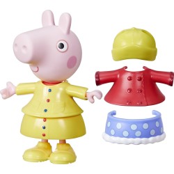 Hasbro Peppa Pig Dress-Up Figure With 6 Easy-On Fashion Accessories, 6-Inch Doll, Preschool Toys For Girls And Boys 3 And Up F88