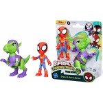 Hasbro Spiderman Marvel Spidey And His Amazing Friends Dino-Webs, Spidey And Goblin Raptor Action Figures Set, Super Hero Toys F