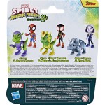 Hasbro Spiderman Marvel Spidey and His Amazing Friends Dino-webs, Miles spin Morales and s Electrosaurus Action Figures, Super H