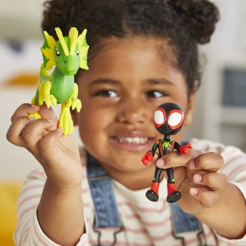Hasbro Spiderman Marvel Spidey And His Amazing Friends Dino-Webs, Miles Spin Morales And S Electrosaurus F9478 / G0121 501099622