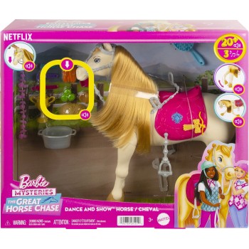 Mattel Barbie Mysteries The Great Horse Chase Dance and Show Horse HXJ42 194735231010