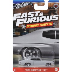 Mattel Hot Wheels Fast and Furious Dominic Toretto 1970 Chevelle SS HNR88 / HRW47 194735187171