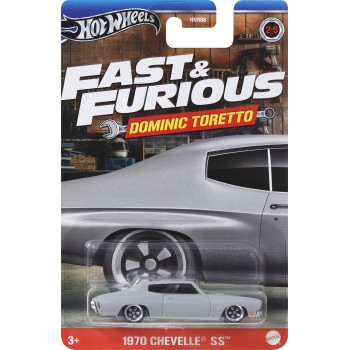 Mattel Hot Wheels Fast and Furious Dominic Toretto 1970 Chevelle SS HNR88 / HRW47 194735187171