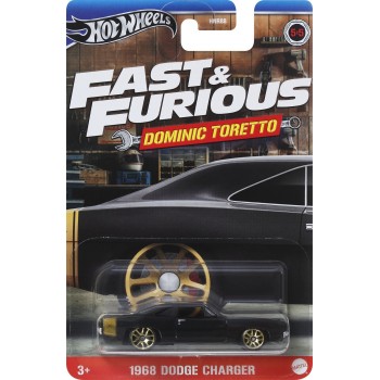 Mattel Hot Wheels Fast and Furious Dominic Toretto 1968 Dodge Charger HNR88 / HRW50 194735187232