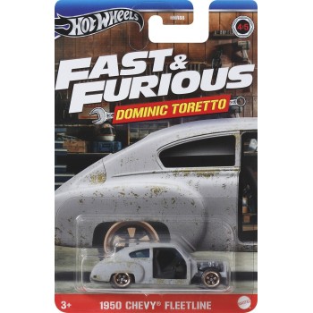Mattel Hot Wheels Fast and Furious Dominic Toretto 1950 Chevy Fleetline HNR88 / HRW49 194735187218