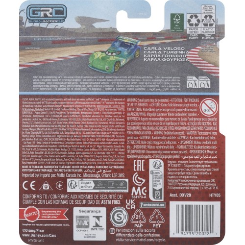 Mattel Disney Cars Disney Pixar Cars World Grand Prix Carla Veloso DXV29 / HTY05 194735200221