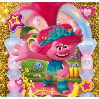 Clementoni Super Color 3X48 Trolls Children Puzzle 1200-25292 8005125252923