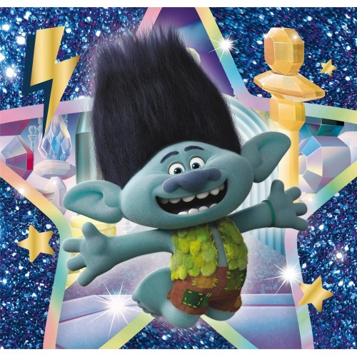 Clementoni Super Color 3X48 Trolls Children Puzzle 1200-25292 8005125252923