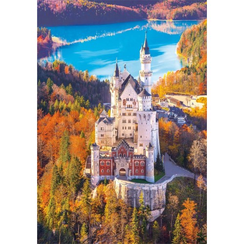Clementoni Puzzle 1000 Pieces  And Poster Neuschwanstein  1220-39909 8005125399093