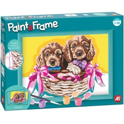 As company Paint & Frame Paint By Numbers Adorable Puppies 1038-41019 5203068410193