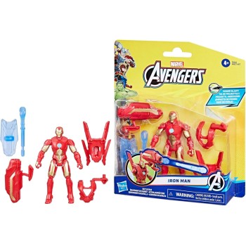 Hasbro Marvel Avengers Epic Hero Series Battle Gear Action Figures Iron Man 10 Cm F9327 / F9342 5010996198006