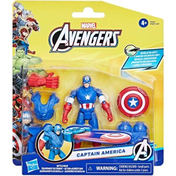 Hasbro Marvel Avengers Epic Hero Series Battle Gear Action Figures Captain America 10 Cm F9327 / F9341 5010996197993