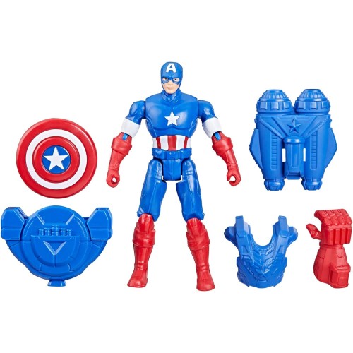 Hasbro Marvel Avengers Epic Hero Series Battle Gear Captain America 10 Cm F9327 / F9341 5010996197993