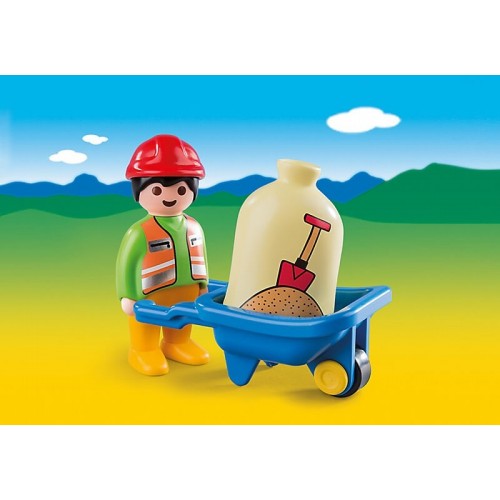 Playmobil Εργάτης Με Καροτσάκι 6961 4008789069610