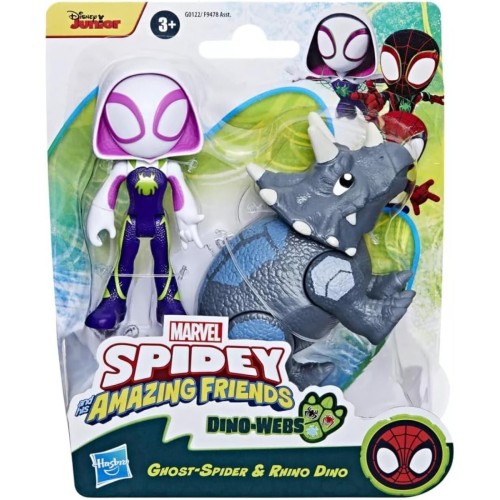 Hasbro Spiderman Marvel F94785l1 Ghost-Spider & Rhino Dino F9478 / G0122 5010996221223