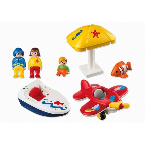 Playmobil Διασκέδαση Στη Θάλασσα 123 6050 4008789060501