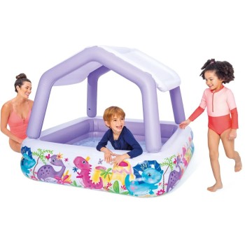 INTEX Πισίνα Παιδική Με Τέντα Sun Shade Pool 57470 6941057402567