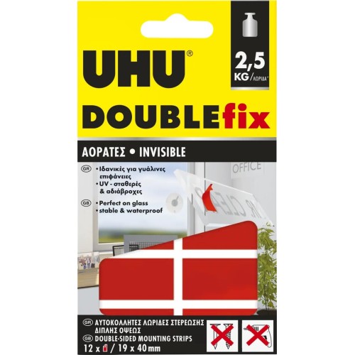 UHU Doublefix Indoors 7000833 4026700329155