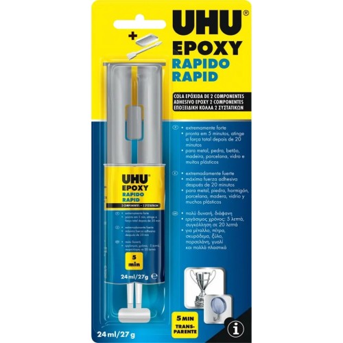 UHU Epoxy 5 Minutes 64401 4026700431506